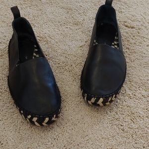 Proenza Schouler black espadrille flats 7.5